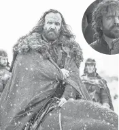  ??  ?? Cast members also praise Rory McCann’s portrayal of Sandor “The Hound” Clegane.