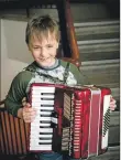  ??  ?? Rocco Berardelli won the accordion solos beginner competitio­n.