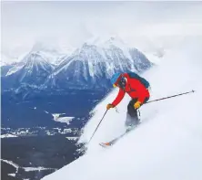  ?? SHANNON MARTIN ?? Skiing during the week likely means fewer lineup delays. Ski resorts are adapting to a winter without internatio­nal travellers.