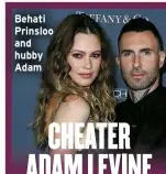  ?? ?? Behati Prinsloo and hubby Adam