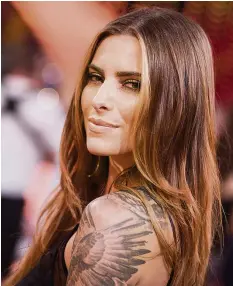  ?? KEY ?? Schauspiel­erin Sophia Thomalla liebt grossfläch­ige Tattoos.