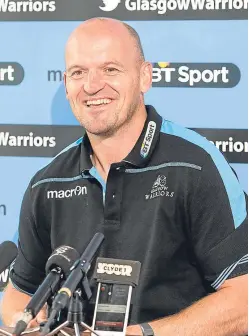  ?? Picture: SNS. ?? Warriors coach Gregor Townsend said last season’s defeats will provide motivation for the Connacht clash.