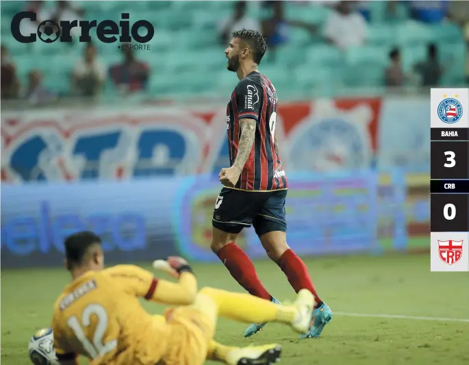  ?? ARISSON MARINHO ?? Everaldo fez mais um gol de pênalti na vitória tranquila contra o CRB