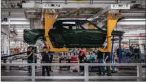  ?? JAMIE KELTER DAVIS — BLOOMBERG ?? About 720million Rivian shares are estimated to have become eligible for sale Monday after IPO lockup restrictio­ns expired. The company had a float of about 182.5 million shares as of April 11, data shows.