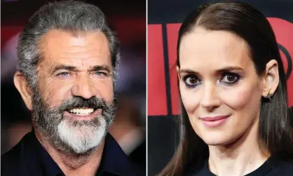 ??  ?? Mel Gibson and Winona Ryder. Composite: Getty Images/Rex features