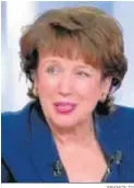  ?? FRANCE TV ?? La ministra Rosalyne Bachelot.