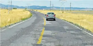  ?? PABLO RODRÍGUEZ ?? La carretera es de tipo C, de dos carriles