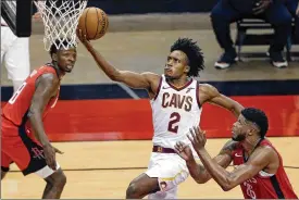  ?? ASSOCIATED PRESS ?? Guard Collin Sexton is among the five who comprise what many believe to be the Cavaliers’ core group, the others being center Jarrett Allen, guard Darius Garland, forward Larry Nance Jr. and forward Isaac Okoro.