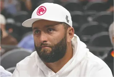  ?? CHRISTIAN PETERSEN / GETTY IMAGES ?? With no LIV Golf tournament for another two weeks, Jon Rahm takes some time off to catch the Suns-pistons game on Wednesday in Phoenix.