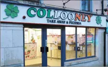  ??  ?? Collooney Pizzeria.