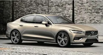  ?? BILD: SN/VOLVO CARS ?? Volvo nennt den neuen S60 Design-gerecht „Sportlimou­sine“.
