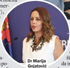  ??  ?? Dr Marija Gnjatović