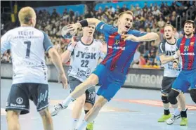  ?? FOTO: JOAN LANUZA ?? Lasse Andersson regresaba al Palau trece meses después de su lesión HOCKEY PATINES