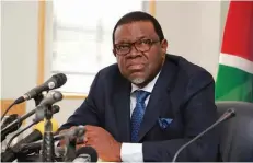  ?? DR ?? Advogados do Presidente namibiano desmentem acusação