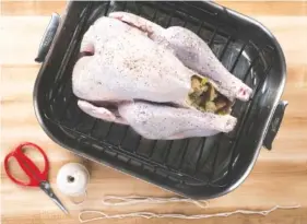  ?? KARSTEN MORAN/THE NEW YORK TIMES ?? Roasting a turkey can be confusing — there are so many options for how to prepare the bird. But it doesn’t have to be that way.