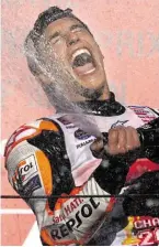  ?? BILD: SN/AP ?? Triumphato­r Marc Márquez.