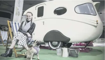  ??  ?? Scottish Ballerina Hayley Stobo with her pug, Luna, at last year’s event in Glasgow