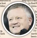  ??  ?? Chris Wilder.