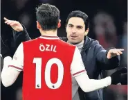  ??  ?? IN FROM COLD
Arteta may hand Ozil a return