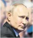  ?? BILD: SN/AFP ?? Präsident Putin verliert an Beliebthei­t.