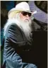  ?? Getty Images ?? Leon Russell was a flamboyant figure with his hat, long hair and beard.