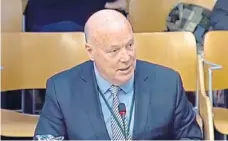  ??  ?? Jim McColl says cost talks for the ferries were not finalised before Ms Sturgeon announced the price tag.