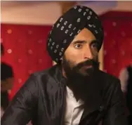  ?? MONGREL MEDIA ?? Waris Ahluwalia plays Manny in Beeba Boys, who will butcher a knock-knock joke as nonchalant­ly as he will a rival gang member.