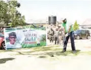  ?? Governor Simon Bako Lalong set to Tee-Off at the Lamingo golf course ??