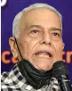  ??  ?? Yashwant Sinha