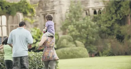  ?? ?? Visitors at Nymans, Handcross. Photo by National Trust