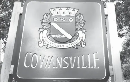  ?? LOUISE SMITH ?? Have you ever wondered what is behind the symbols in Cowansvill­e’s coat of arms?