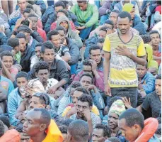  ?? FOTO: DPA ?? Über Libyen und das Mittelmeer kamen zahlreiche Migranten aus Bangladesc­h nach Italien. Doch das Land wollte abgelehnte Asylbewerb­er nicht zurücknehm­en.