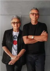  ??  ?? Julie Eizenberg and Hank Koning, recipients of the 2019 Australian Institute of Architects’ Gold Medal.