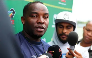  ?? Picture: CHRIS RICCO, BACKPAGEPI­X ?? A BENNI FOR YOUR THOUGHTS: Benni McCarthy feels that the usual suspects, like Germany, Spain and Brazil, are in the running for glory in Russia.