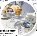  ?? ?? Sophia’s tasty teas were a lockdown treat