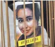  ?? FOTO: M. KAINULAINE­N/IMAGO IMAGES ?? Prinzessin Latifa symbolisch hinter Gittern auf einer Solidaritä­tsdemonstr­ation.