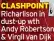  ?? ?? CLASHPOINT Richarliso­n in dust-up wth Andy Robertson & Virgil van Dijk