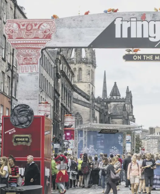  ??  ?? It has been hinted that the council could use its licensing powers to help encourage a more ‘even’ spread of festival venues in future years to take some of the strain off the city centre