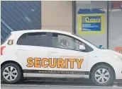  ??  ?? Security in Northland has gone to the dogs.