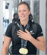  ??  ?? Golden girl: Paralympic swimmer Sophie Pascoe will target more medals in her first Commonweal­th Games appearance at Glasgow later this year.