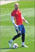  ??  ?? Pepe Reina, ayer.