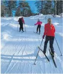  ?? FOTO: MARIT ELISABETH STRAND ?? LIV I LØYPA: Søndag i nye skiløyper på Fjellestad.