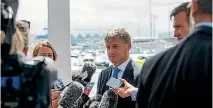  ?? PHOTO: JASON DORDAY/FAIRFAX NZ ?? Prime Minister Bill English says he doesn’t want Waitangi Day to be bogged down by theatrics.