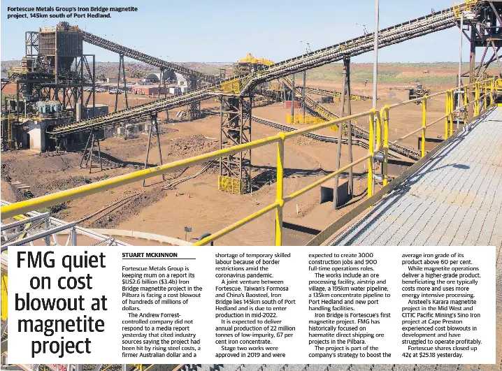 FMG quiet on cost blowout at project PressReader