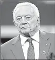  ?? AP file photo ?? Dallas Cowboys owner Jerry Jones celebrated his induction into the Pro Football Hall of Fame with a party that cost nearly $16 million and included a concert by Justin Timberlake.