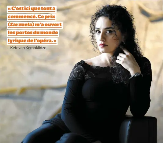  ?? PHOTO STEVENS LEBLANC ?? La mezzo-soprano Ketevan Kemoklidze, originaire de la Géorgie, jouera le rôle de Carmen dans l’opéra de George Bizet, présenté quatre soirs au Grand Théâtre de Québec.