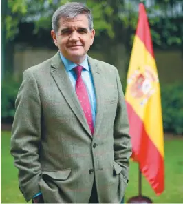  ?? / Gustavo Torrijos ?? Joaquín María de Arístegui Laborde comenzó su carrera diplomátic­a en 1992.