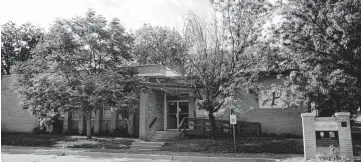  ?? [THE OKLAHOMAN ARCHIVES PHOTO] ?? The Excelsior Library building is at 323 S Second St. in Guthrie.