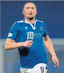  ??  ?? Chris Kane’s recent performanc­es have ensured his place in the team as Saints’ form surge continues.