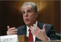  ?? JACQUELYN MARTIN — THE ASSOCIATED PRESS FILE ?? Inspector General Michael Horowitz said the investigat­ion will probe allegation­s concerning conduct of former and current Justice Department officials.